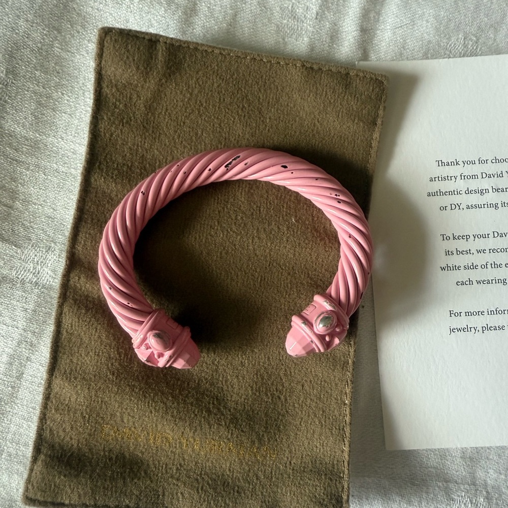 David Yurman Pink Twisted Bracelet - Picture 5 of 5